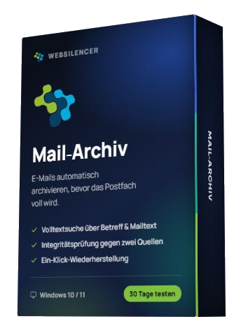 Mail-Archiv Verpackung